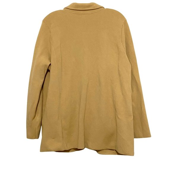 Lauren Ralph Lauren Blazer Womens 1X Beige Jacket Preppy Old Money Equestrian - Picture 3 of 5